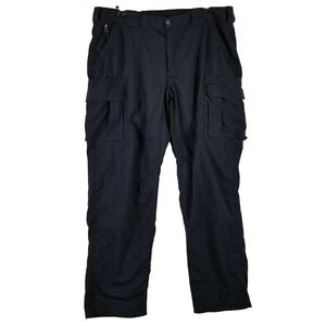 Duluth Trading Co Mens Black Nylon Cargo Pants XL x 34 Utility Work Outdoor